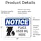 Signmission Place Used Oil Here, 7 in W x Rectangle, Vinyl Decal OS-2PACK-NS-D-57-L-16351 - alternate 5